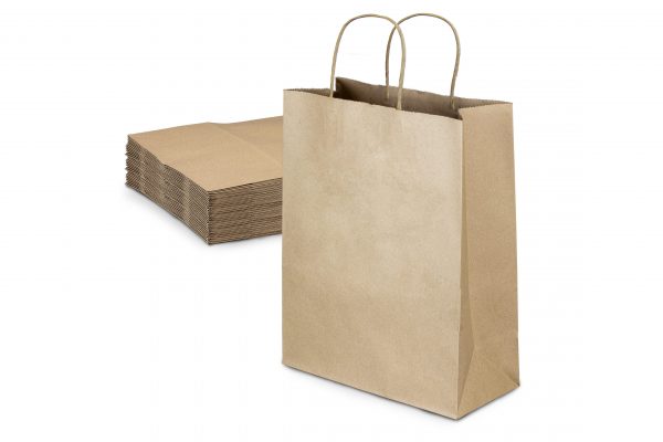 Turn-top Bags with Twisted Handle (J-Cut)